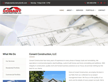 Tablet Screenshot of conantconstructionllc.com